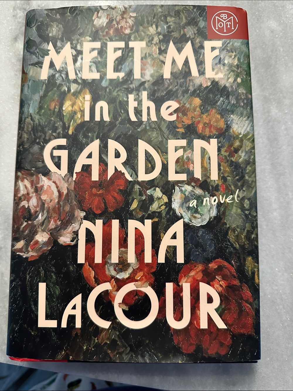 Nina LaCour 'Meet Me in the Garden' Hardcover - Floral Dust Jacket (Green, Red)